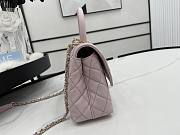 Chanel coco pink flap bag gold hardware 24 cm - 3