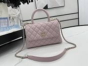 Chanel coco pink flap bag gold hardware 24 cm - 4