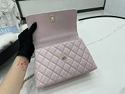 Chanel coco pink flap bag gold hardware 24 cm - 6