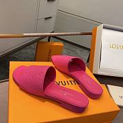 Louis Vuitton Pink Flat Mules - 5