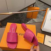 Louis Vuitton Pink Flat Mules - 3