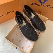 Louis Vuitton espadrillers black raffia - 2