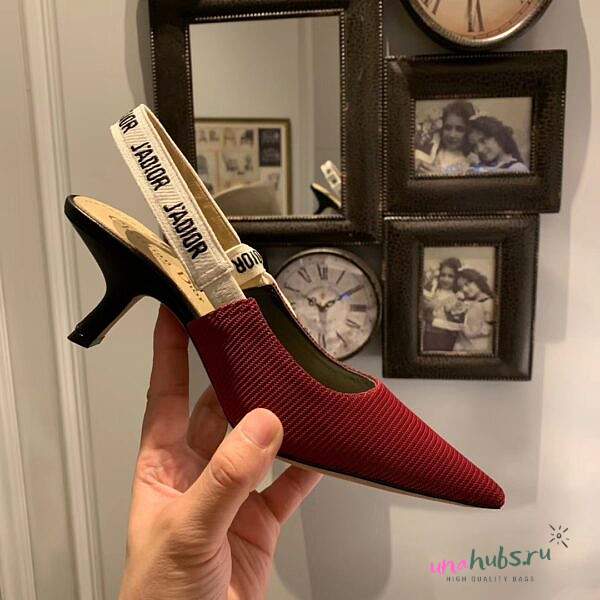 Dior J'adior Slingback Red 6.5cm Heels - 1