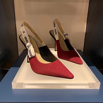 Dior J'adior Slingback Red 10cm Heels