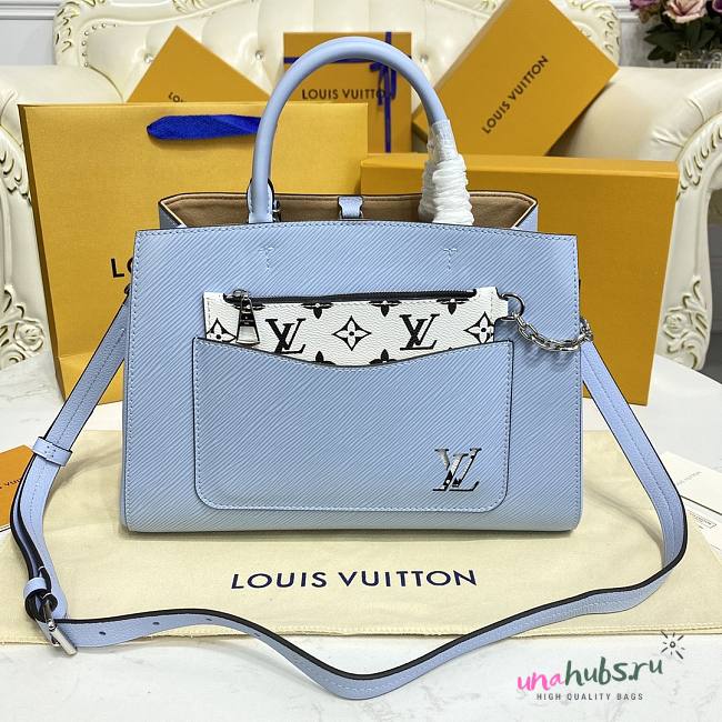 Louis Vuitton Marelle Tote MM Blue Bag  - 1