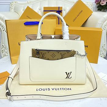 Louis Vuitton Marelle Tote MM White Bag