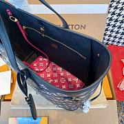 Louis Vuitton MM Black Pink Neverfull  - 2