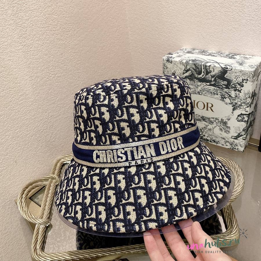 Dior round monogram hat - uubags.su