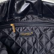 Chanel backpack black leather AS3133 - 5