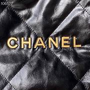 Chanel backpack black leather AS3133 - 6