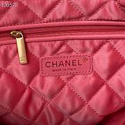 Chanel backpack pink leather AS3133 - 6