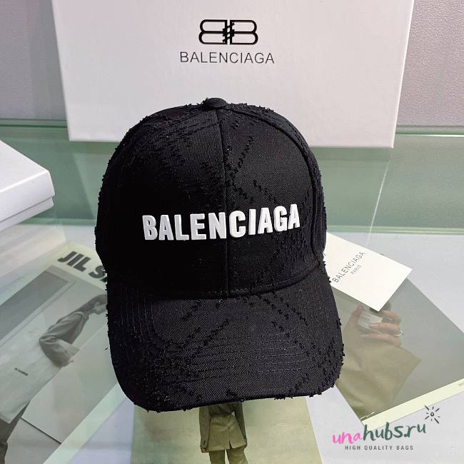 Balenciaga black hat  - 1