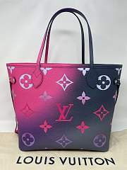 Louis Vuitton Neverfull Midnight Fuchsia Tote Bag - 6