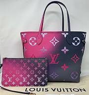 Louis Vuitton Neverfull Midnight Fuchsia Tote Bag - 1