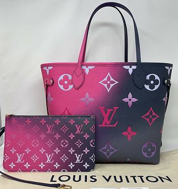 Louis Vuitton Neverfull Midnight Fuchsia Tote Bag