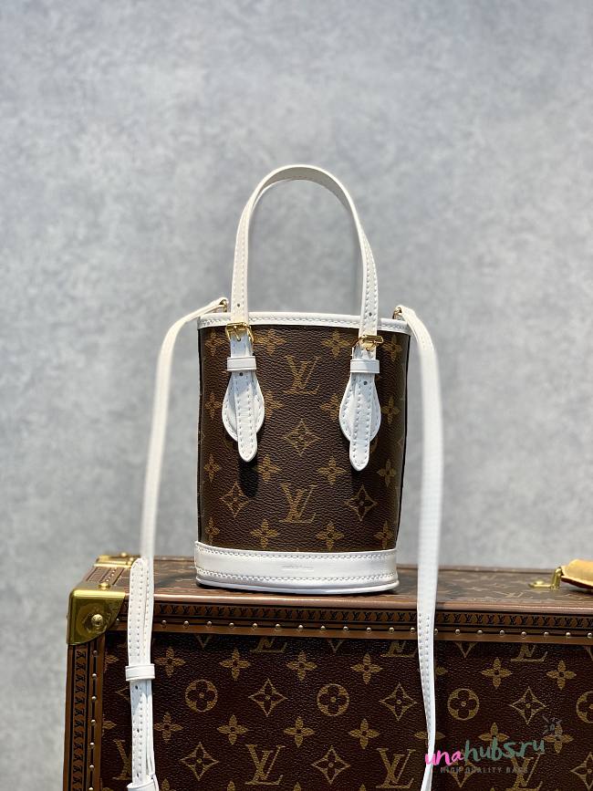  Louis Vuitton Nano Bucket Monogram Canvas  - 1