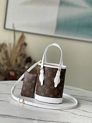  Louis Vuitton Nano Bucket Monogram Canvas  - 6