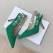 Dior J'adior Slingback Heels Green 10cm - 2