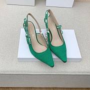 Dior J'adior Slingback Heels Green 6.5cm - 4