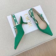 Dior J'adior Slingback Heels Green 6.5cm - 5