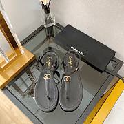 Chanel black sandals 02 - 1
