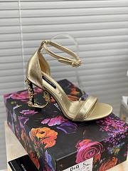 DG gold heels - 6