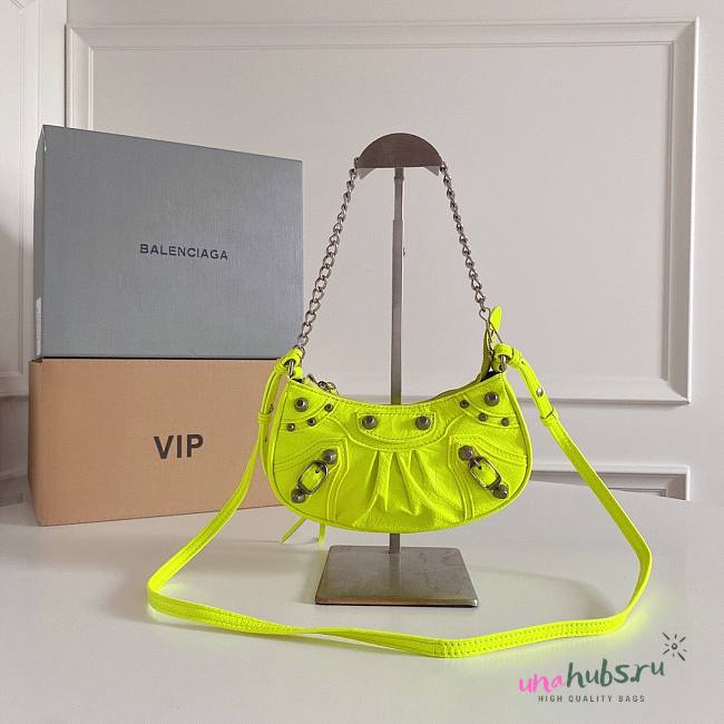 Balenciaga Neon Mini Le Cagole Chain Bag - 1