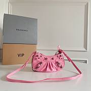 Balenciaga Pink Mini Le Cagole Chain Bag - 6