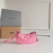 Balenciaga Pink Mini Le Cagole Chain Bag - 4