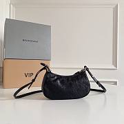 Balenciaga Black Mini Le Cagole Chain Bag - 5