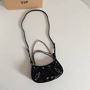 Balenciaga Black Mini Le Cagole Chain Bag - 2