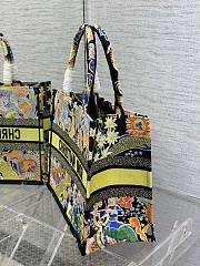 DIOR Book Tote MulticolorZodiac Embroidery 36cm - 6