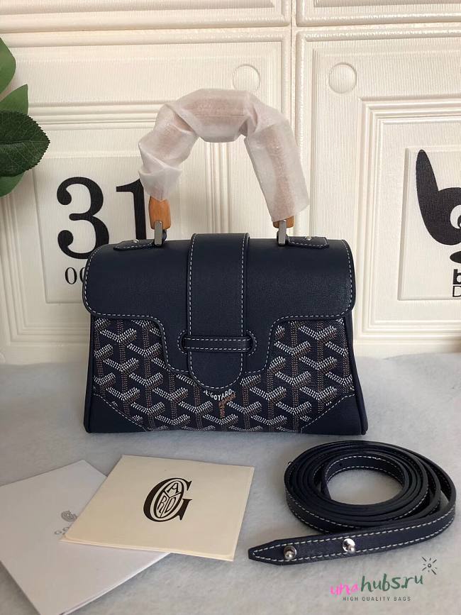  Goyard Saigon Souple Maison Blue Bag - 1