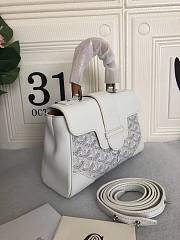 Goyard Saigon Souple Maison White Bag - 2