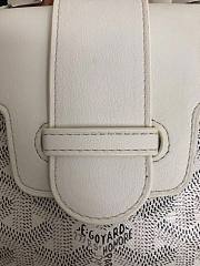 Goyard Saigon Souple Maison White Bag - 5