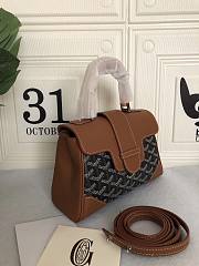 Goyard Saigon Souple Maison Brown Bag - 5