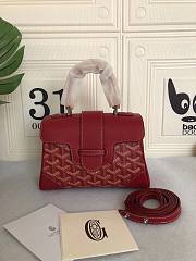 Goyard Saigon Souple Maison Red Bag - 1