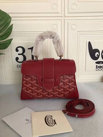 Goyard Saigon Souple Maison Red Bag