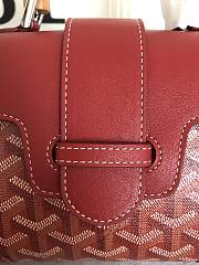 Goyard Saigon Souple Maison Red Bag - 5