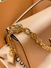 Louis Vuitton Twist MM Beige Chain Bag - 4