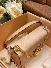 Louis Vuitton Twist MM Beige Chain Bag - 5