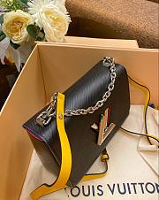 Louis Vuitton Twist MM Black Chain Bag - 3