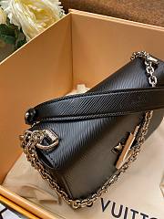 Louis Vuitton Twist MM Black Chain Bag 02 - 2