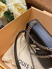 Louis Vuitton Twist MM Black Chain Bag 02 - 6