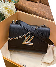 Louis Vuitton Twist MM Black Chain Bag 02 - 1