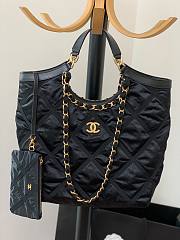 Chanel tote shopping max black bag  - 6