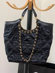 Chanel tote shopping max black bag  - 4