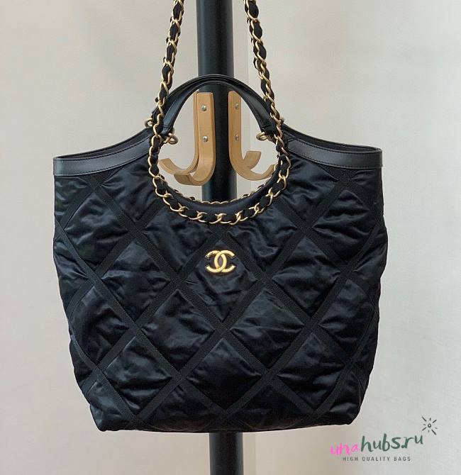 Chanel tote shopping max black bag  - 1