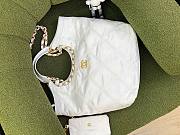 Chanel tote shopping max white bag - 2