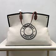 Burberry shopping tote white bag - 1